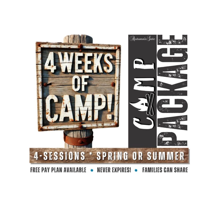 4 Weeks Camp Package! Summer Camp or Spring Camp