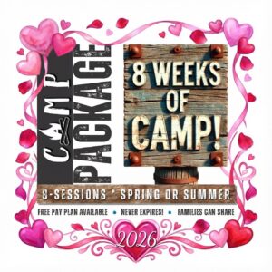 Early Registration Camp Pass – Eight Weeks of Summer Camp
