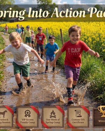 Spring Into Action Pack — Ride + Spring Camp + VIP Family Access + Custom Valentine Reveal
