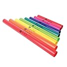 Donation: Constructive Playthings Boomwhackers Music Tubes, C to C Scale Musical Sound Tube, Classroom Instruments for Kids, Diatonic Set of 8