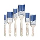 Donation: Bates- Paint Brushes, 6 Pack, Treated Wood Handle, Paint Brushes for Walls, Stain, Furniture