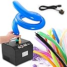 Donation: Electric Air Balloon Pump, B23 Lagenda Portable Electric Balloon Pump Balloon Inflator Party Air Blower Electric Balloon Blower Pump with Timer Battery for Party Events Decoration