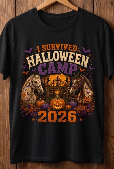 Add-on: Official “I Survived Halloween Camp 2026” T-Shirt